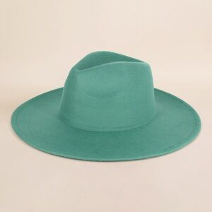 Elegant Teal Women's Fedora Hat